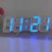 Настенные цифровые 3D LED часы, 23 см х 9,5 см оптом