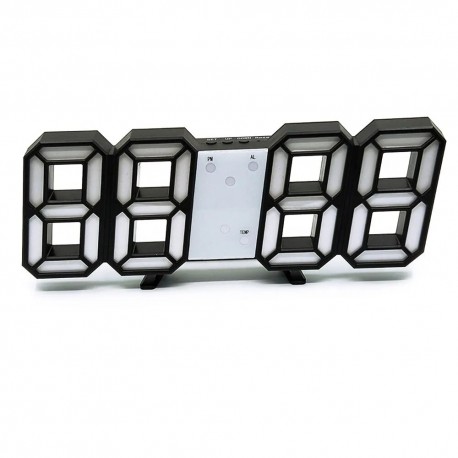 Настенные цифровые 3D LED часы, 23 см х 9,5 см  оптом