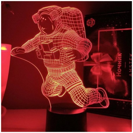 3D светильник Космонавт  оптом-5