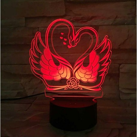 3D светильник лебеди  оптом-3