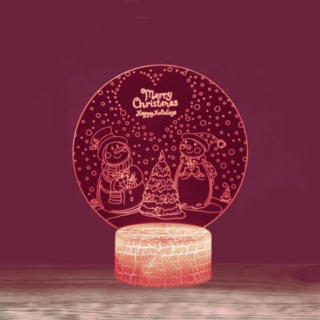 3D светильник Merry Christmas  оптом-3