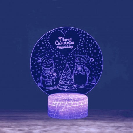 3D светильник Merry Christmas  оптом-1