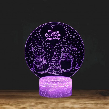 3D светильник Merry Christmas  оптом