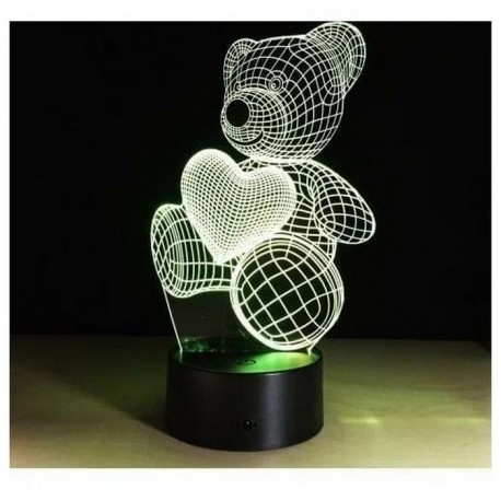 3D светильник Мишка  оптом