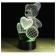3D светильник Мишка  оптом
