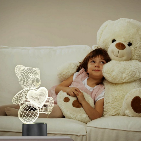 3D светильник Мишка  оптом-8