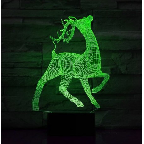 3D светильник олень с рогами  оптом-1