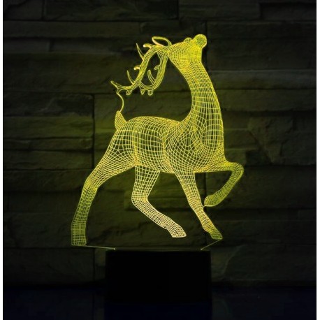 3D светильник олень с рогами  оптом-4