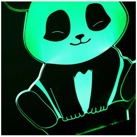 3D светильник Панда  оптом-5