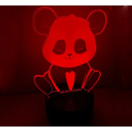 3D светильник Панда  оптом-1