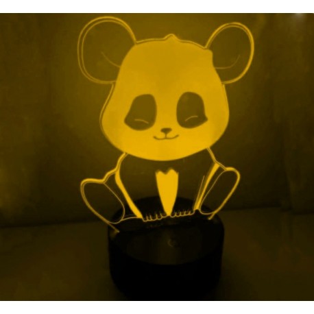 3D светильник Панда  оптом-2