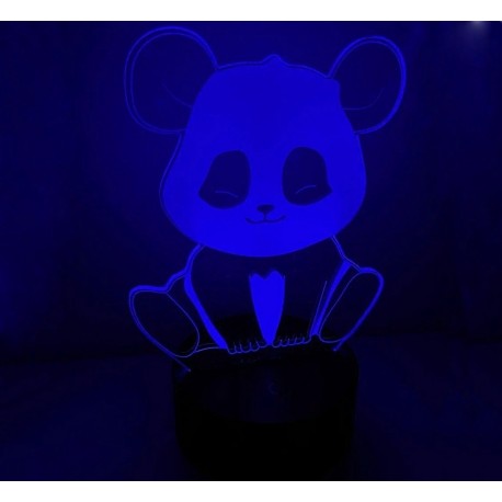 3D светильник Панда  оптом-3