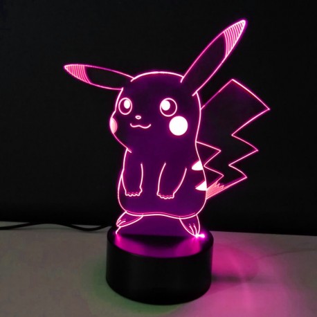 3D светильник покемон Пикачу  оптом-1