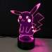 3D светильник покемон Пикачу оптом