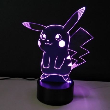 3D светильник покемон Пикачу  оптом-4