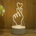 3D светильник рука с сердцем оптом