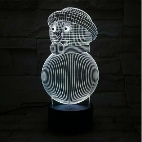 3D светильник Снеговик  оптом