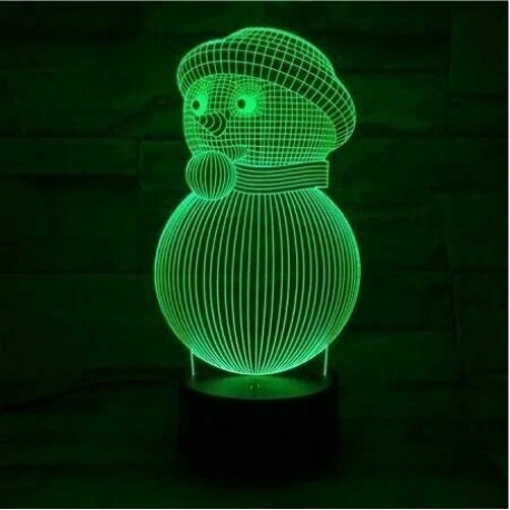 3D светильник Снеговик  оптом-2