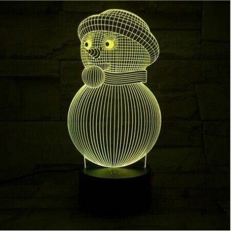 3D светильник Снеговик  оптом-3