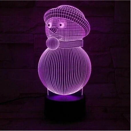 3D светильник Снеговик  оптом-4