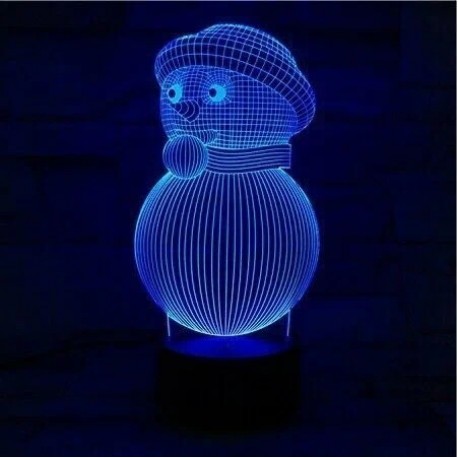 3D светильник Снеговик  оптом-5