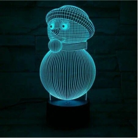 3D светильник Снеговик  оптом-6