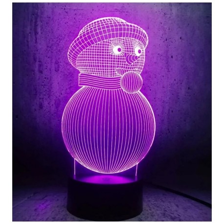 3D светильник Снеговик  оптом-7