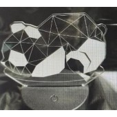 3D светильник Спящая Панда 7 цветов  3D светильник Спящая Панда 7 цветов