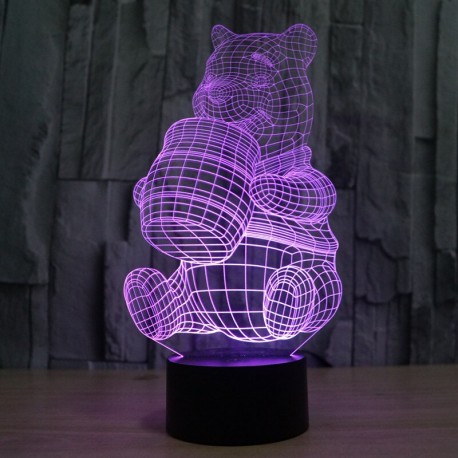 3D светильник Винни-Пух  оптом-1