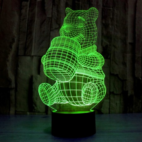 3D светильник Винни-Пух  оптом-4