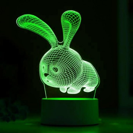 3D светильник зайчик  оптом-1