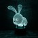 3D светильник зайчик  оптом