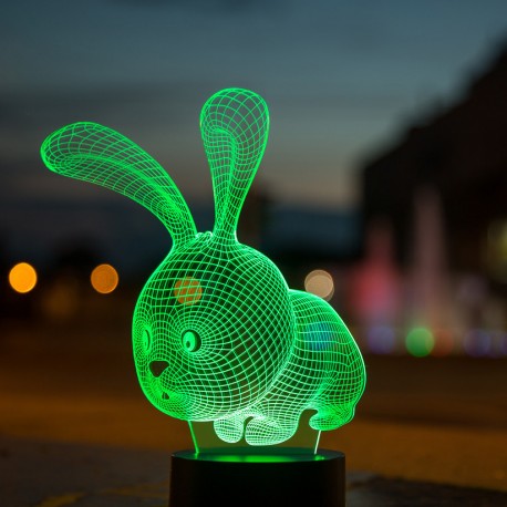 3D светильник зайчик  оптом-4