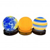 Настольный светодиодный 3D ночник Планеты Земля  Настольный светодиодный 3D ночник Планеты Земля