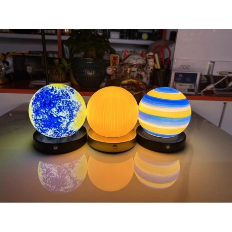 Настольный светодиодный 3D ночник Планеты Земля  оптом-3