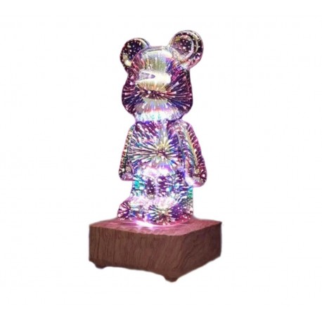 Светильник СИЯЮЩИЙ МИШКА Bearbrick декоративный светодиодный  оптом-1