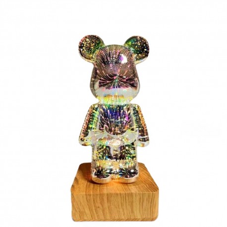 Светильник СИЯЮЩИЙ МИШКА Bearbrick декоративный светодиодный  оптом