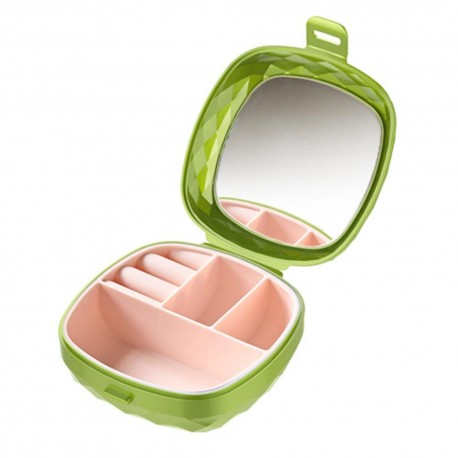 Шкатулка с зеркалом для украшений и бижутерии оптом-2