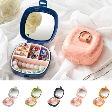 Шкатулка с зеркалом для украшений и бижутерии оптом-8