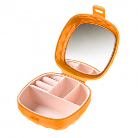Шкатулка с зеркалом для украшений и бижутерии оптом-3
