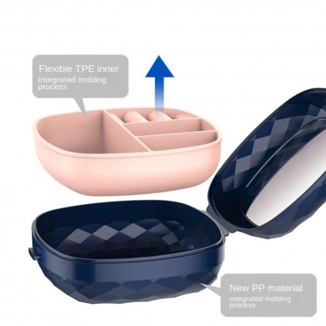 Шкатулка с зеркалом для украшений и бижутерии оптом-7