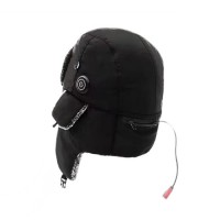 Зимняя электрическая шапка-ушанка Trapper Hat с USB-подогревом