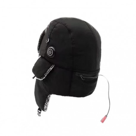 Зимняя электрическая шапка-ушанка Trapper Hat с USB-подогревом оптом