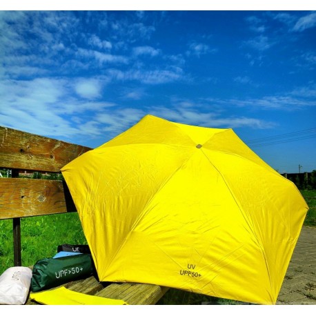 Карманный мини - зонт UV UPF 50+ полуавтомат, 2 сложения  оптом-4