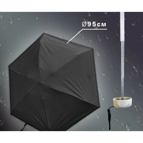 Карманный мини - зонт UV UPF 50+ полуавтомат, 2 сложения  оптом-12