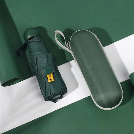 Компактный мини-зонт в стильном футляре UPF50+  оптом-13