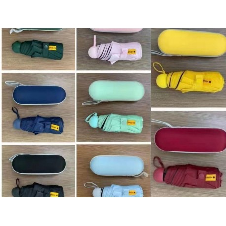 Компактный мини-зонт в стильном футляре UPF50+  оптом-3