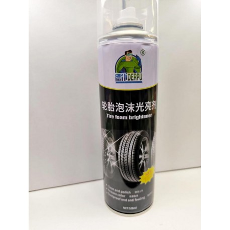 Пенопластовый отбеливатель DERPU Tire Foam Brightener для шин 520 мл оптом-1