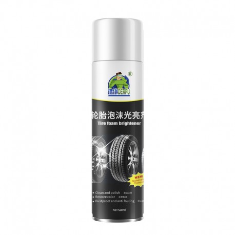 Пенопластовый отбеливатель DERPU Tire Foam Brightener для шин 520 мл оптом