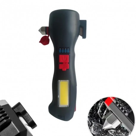 Аварийный фонарь-молоток 8 в 1 с 4 режимами работы  оптом-1